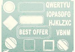 復(fù)古標(biāo)簽圖片