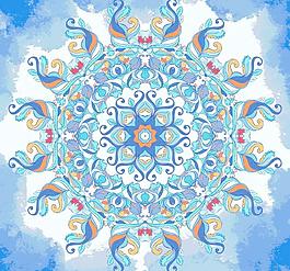 古典花紋圖片
