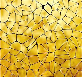 絢麗黃馬賽克背景圖片