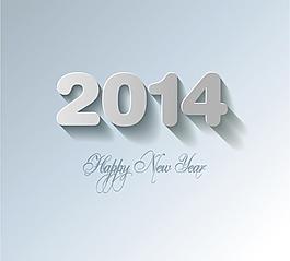 2014新年創(chuàng)意海報矢量圖  AI