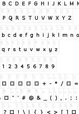 常用字體圖片