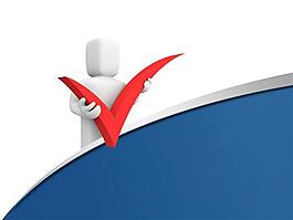 藍色幻燈片背景