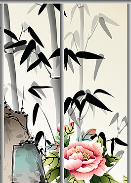 竹子移門
