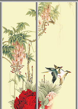 国画移门