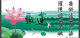 荷花   反腐倡廉圖片