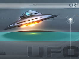 UFO飛碟PPT模板