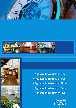 家居別墅ppt模板