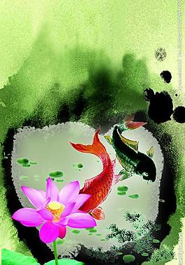 中国风海报 水墨图片