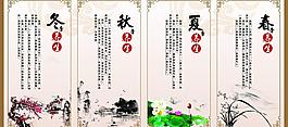 四季養(yǎng)生展板圖片