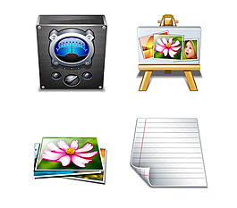 打字機和畫筆