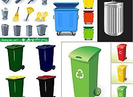 清潔工具設(shè)計矢量素材