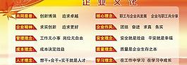 企业文化宣传展板矢量素材  CD