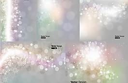 白色雪花光斑柔和背景矢量素材