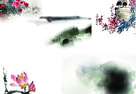 水墨索材圖片