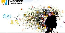 旺得文化傳播公司PPT模板