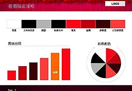 商业图表应用设计PPT模板