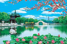 春回江南圖片