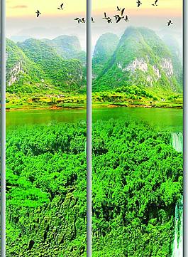 移門 山水移門圖片