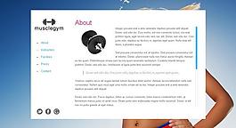 歐美健身運動網(wǎng)站css3模板