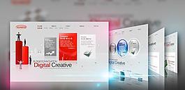 韓國電子企業(yè)網(wǎng)站PSD模板下載