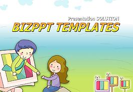卡通網絡主題PPT模板