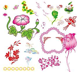 矢量花圖片