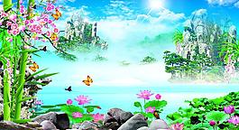 山水圖圖片