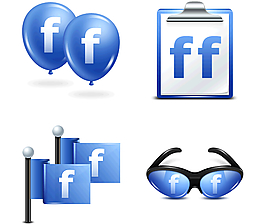 facebook藍色圖標