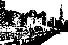 黑白建筑