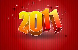 2011新年背景PPT模板