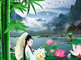 山水圖片
