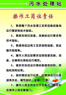 污水處理站制度圖片