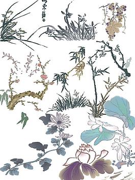 psd水墨图片
