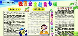 校園安全教育展板圖片
