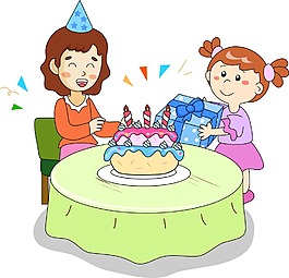 過生日的孩子
