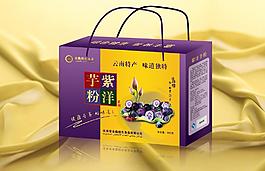 紫洋芋包裝（展開圖）圖片
