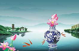 中國風海報圖片