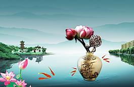 中國風海報圖片