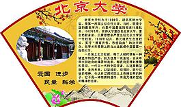 學(xué)校十大名校扇形展板圖片