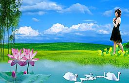 风景 春的气息图片
