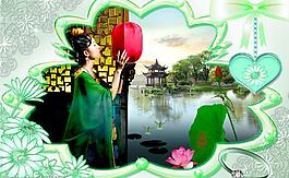 人物背景圖片
