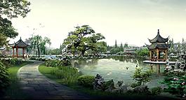 公園效果圖圖片