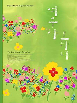 韓國新潮時尚城市藝術海報
