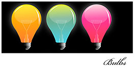彩色電燈泡