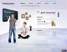 空間設(shè)計(jì)企業(yè)信息網(wǎng)頁模板
