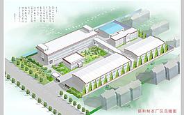 制衣廠鳥瞰圖圖片