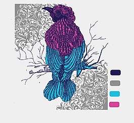 創(chuàng)意彩繪小鳥