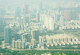 鸟瞰深圳图片