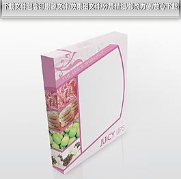 水果味紙盒(展開圖)圖片