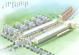 建筑商品房效果圖圖片